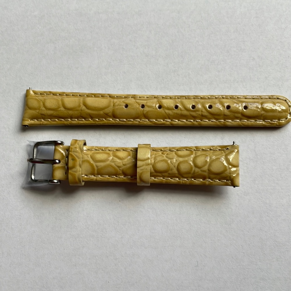 Invicta tan leather watch band
